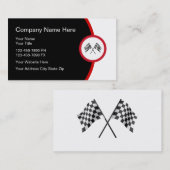 Cartes de visite automobiles (Devant / Derrière)