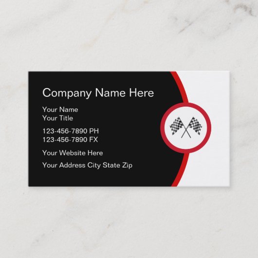 Cartes de visite automobiles (Devant)