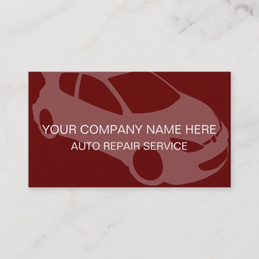 Cartes de visite automobiles (Devant)