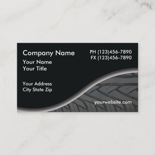 Cartes de visite automobiles (Devant)