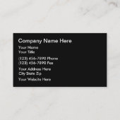 Cartes de visite automobiles (Dos)