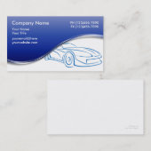 Cartes de visite automobiles (Devant / Derrière)