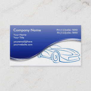 Cartes de visite automobiles