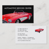 Cartes de visite automobiles (Devant / Derrière)