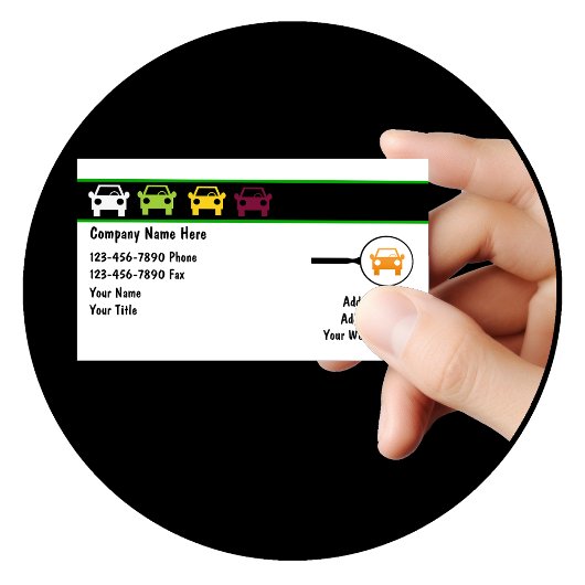 Cartes de visite automobiles
