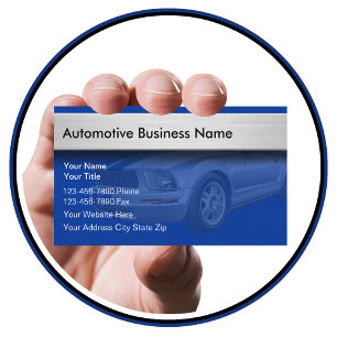 Cartes de visite automobiles
