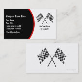 Cartes de visite automobiles (Devant / Derrière)