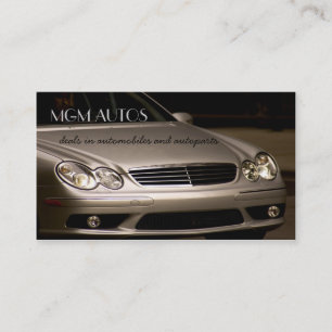 cartes de visite automobiles