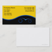 Cartes de visite automobiles (Devant / Derrière)