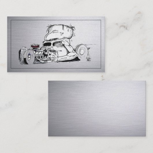 Cartes de visite automobiles classiques (Devant / Derrière)