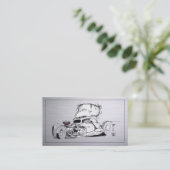 Cartes de visite automobiles classiques (Debout devant)