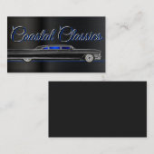 Cartes de visite automobiles classiques (Devant / Derrière)