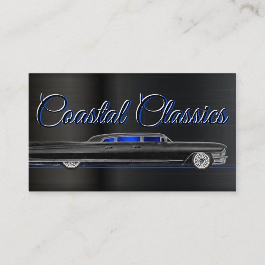 Cartes de visite automobiles classiques (Devant)