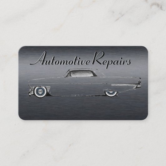 Cartes de visite automobiles classiques (Devant)