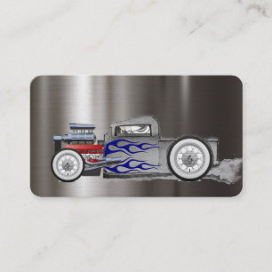 Cartes de visite automobiles classiques en platine