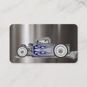 Cartes de visite automobiles classiques en platine