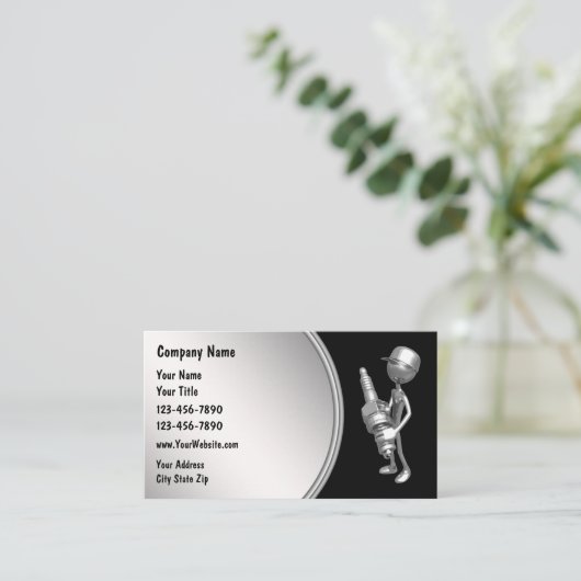 Cartes de visite automobiles cool (Debout devant)