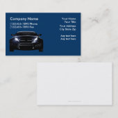 Cartes de visite automobiles cool (Devant / Derrière)