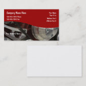 Cartes de visite automobiles cool (Devant / Derrière)