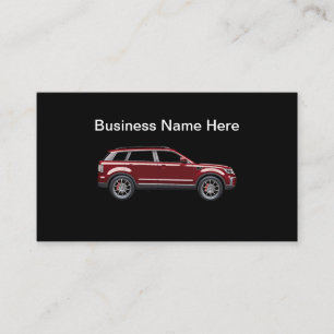 Cartes de visite automobiles design simple