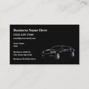 Cartes de visite automobiles neuves et fraîches