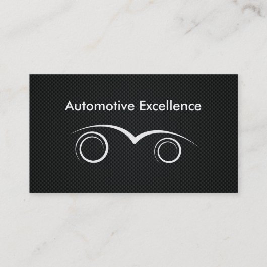 Cartes de visite automobiles simples (Devant)