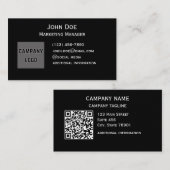 cartes de visite avant et arrière avancés (Devant / Derrière)