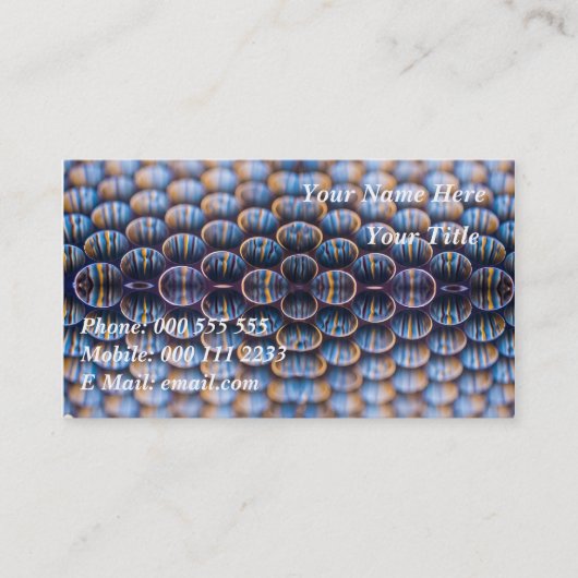 Cartes de visite avec design Honeypeb (Devant)