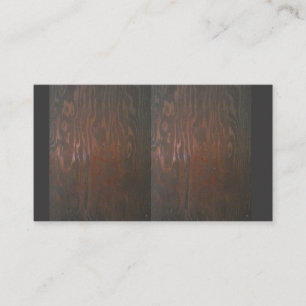 Cartes de visite avec la conception en bois de