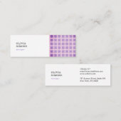Cartes de visite avec motif (Devant / Derrière)