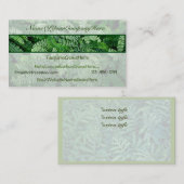 Cartes de visite avec thème nature (Devant / Derrière)