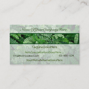 Cartes de visite avec thème nature