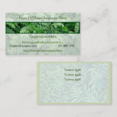 Cartes de visite avec thème nature (Devant / Derrière)