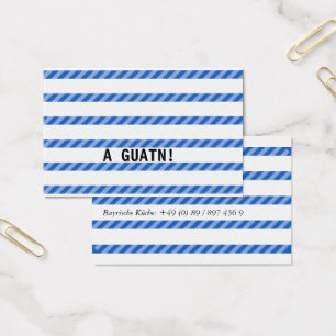 Cartes de visite avec un Hauch Bayern