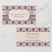 Cartes de visite aztèques tribaux (Devant / Derrière)