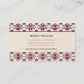 Cartes de visite aztèques tribaux (Dos)