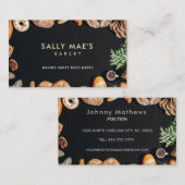 Cartes de visite Baker Slogans (Devant / Derrière)
