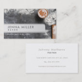 Cartes de visite Baker Slogans (Devant / Derrière)