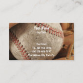Cartes de visite baseball (Devant)