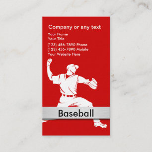 Cartes de visite baseball