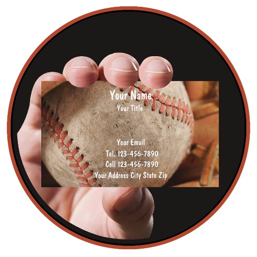Cartes de visite baseball
