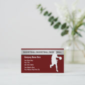 Cartes de visite Basketball (Debout devant)