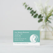 Cartes de visite Beauté Mode Maquillage (Debout devant)