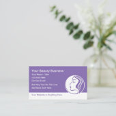 Cartes de visite Beauté Mode Maquillage (Debout devant)