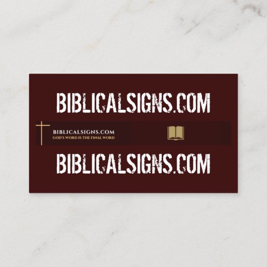 cartes de visite Biblicalsignes.com (Dos)