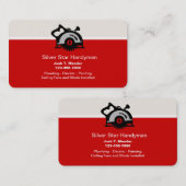 Cartes de visite bilatéraux de bricoleur (Devant / Derrière)