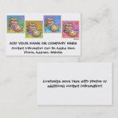 CARTES DE VISITE - biscuits d'art de bruit (Devant / Derrière)