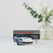 Cartes de visite blancs de Corvette (Debout devant)