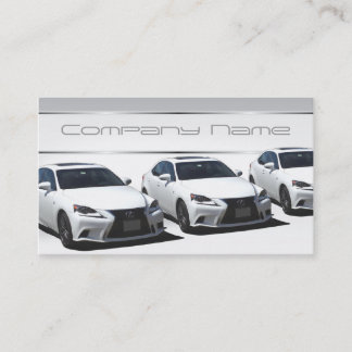 Cartes de visite blancs de Lexus