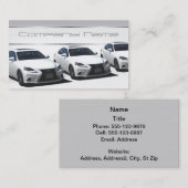 Cartes de visite blancs de Lexus (Devant / Derrière)